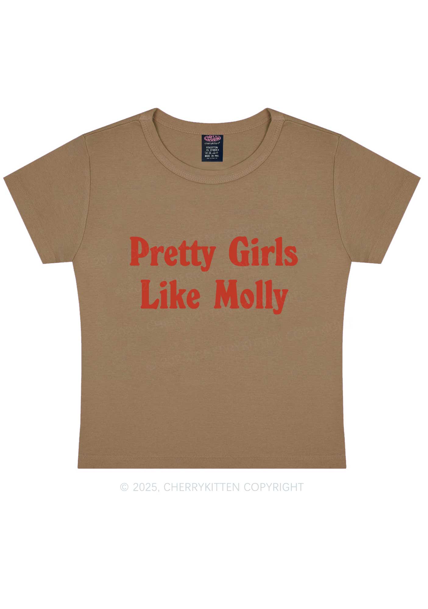 Pretty Girls Like Molly Y2K Baby Tee Cherrykitten - Image 10