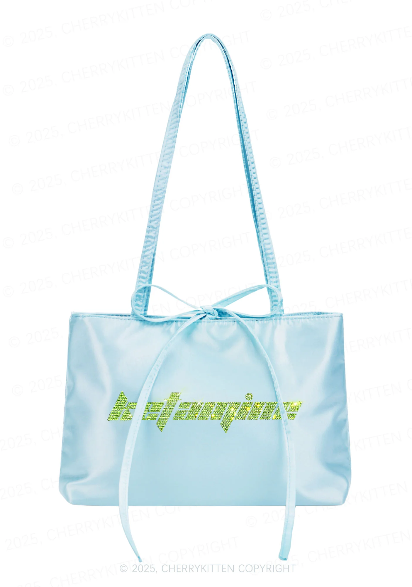 Rhinestone Ketamxxe Y2K Satin Bags Cherrykitten