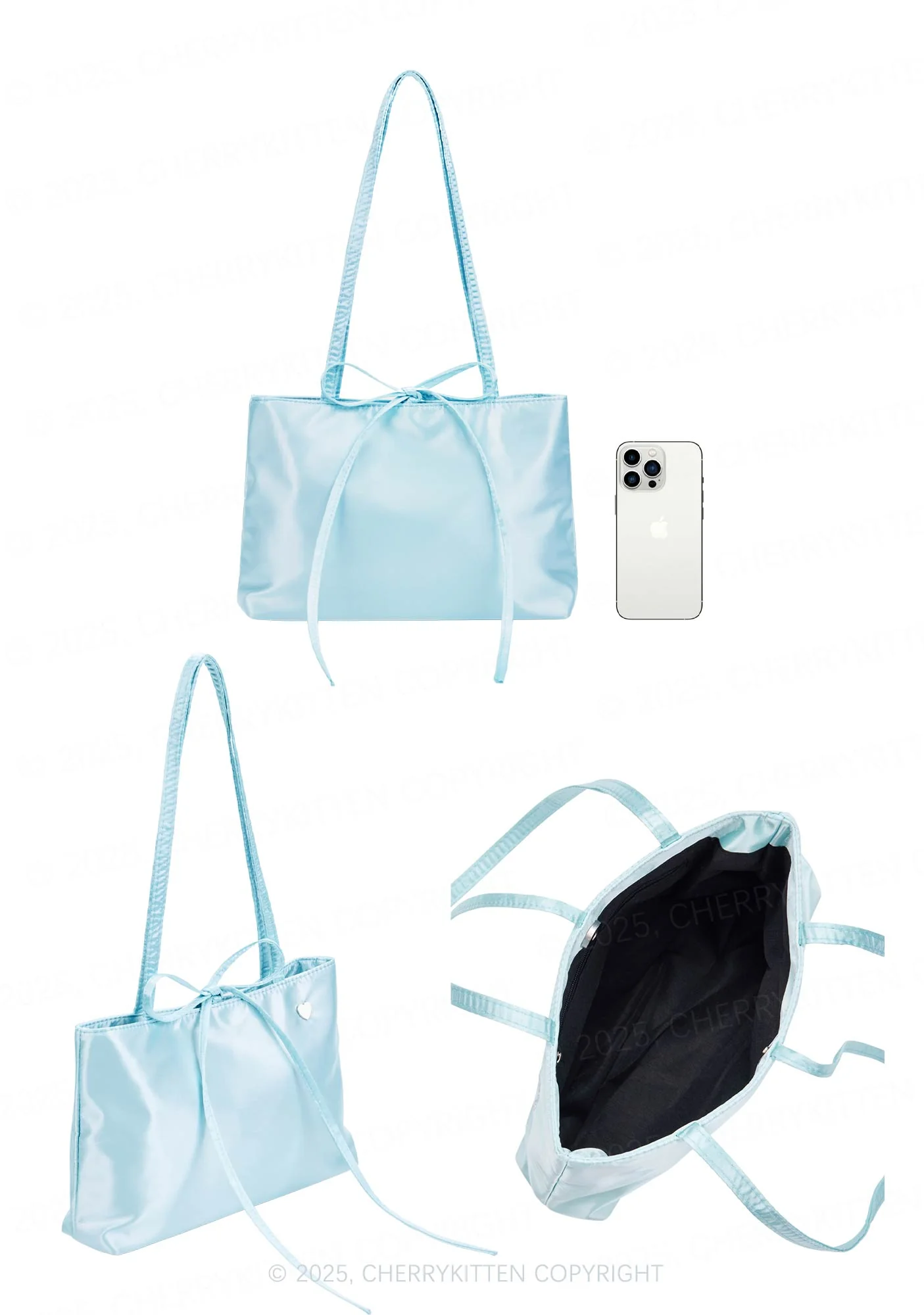 Rhinestone Serving Cxxt Y2K Satin Bags Cherrykitten - Image 4