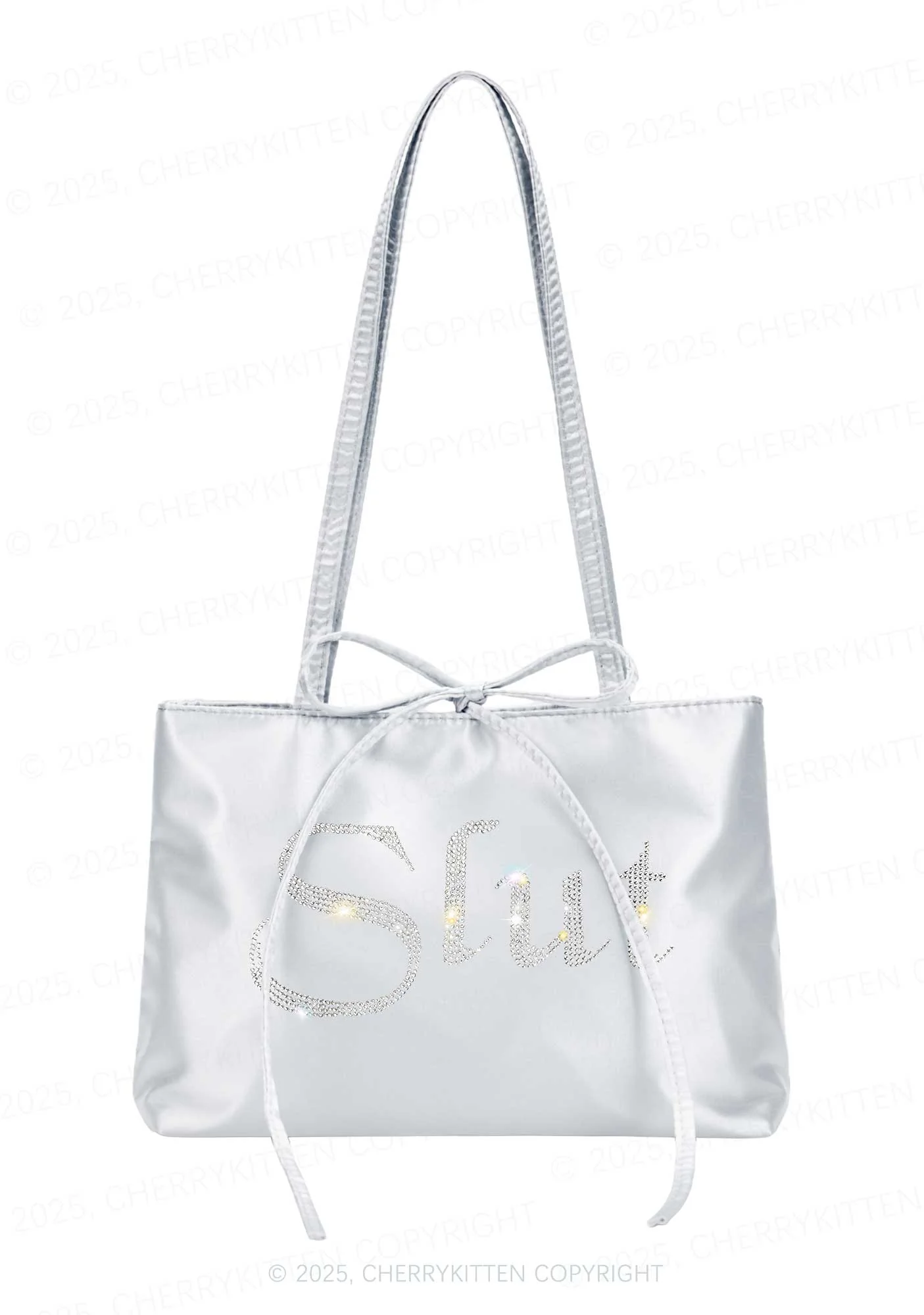 Rhinestone Slxt Y2K Satin Bags Cherrykitten - Image 2