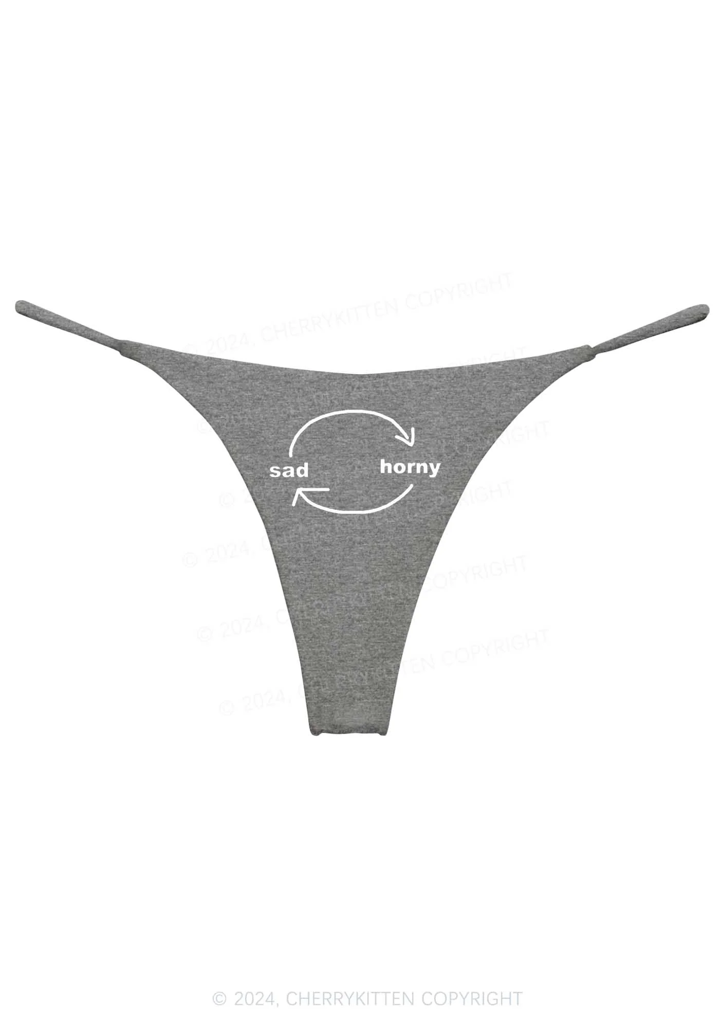Sad Circle Y2K Bikini String Thong Cherrykitten - Image 10