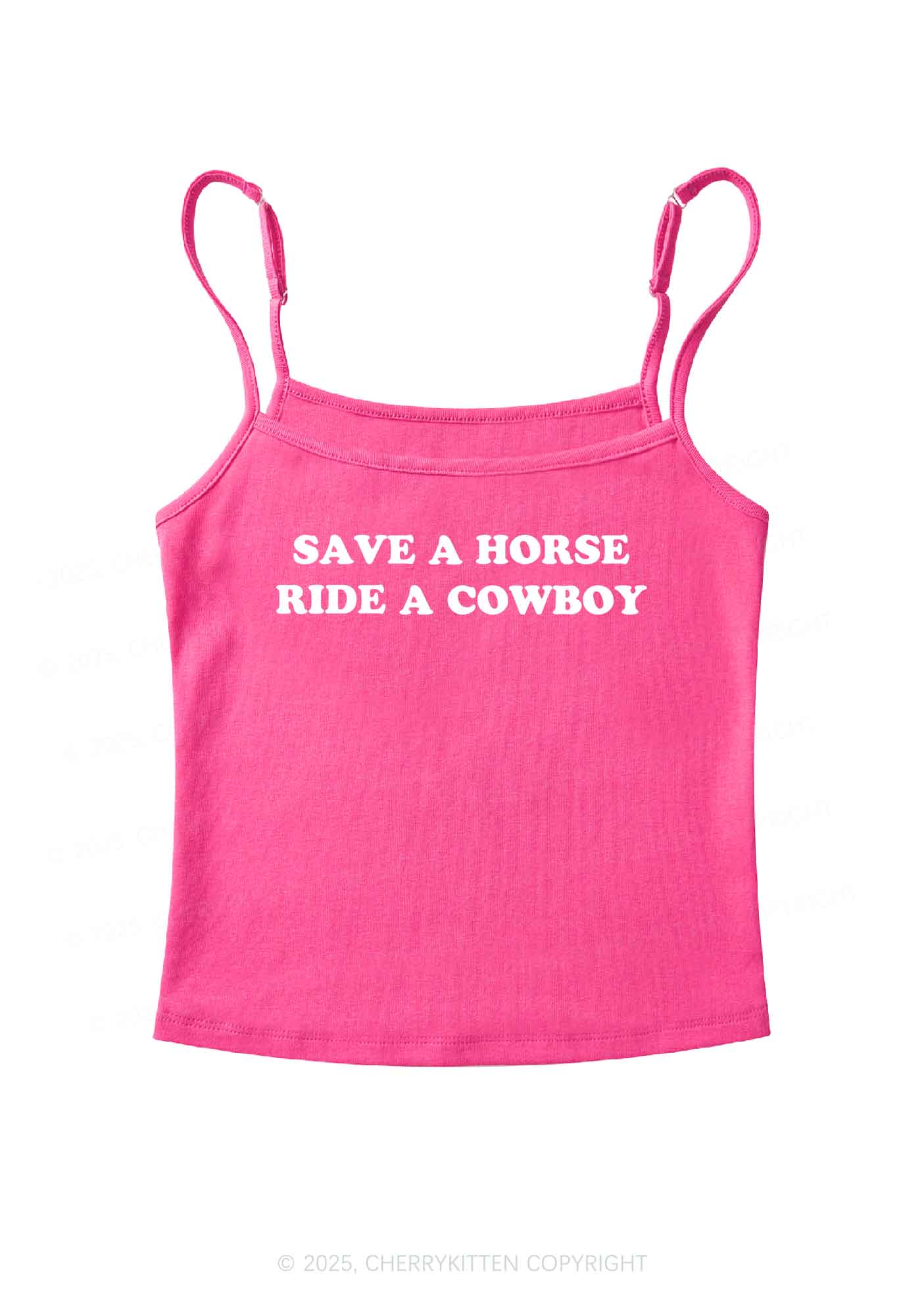 Save A Horse Y2K Spaghetti Strap Cami Cherrykitten