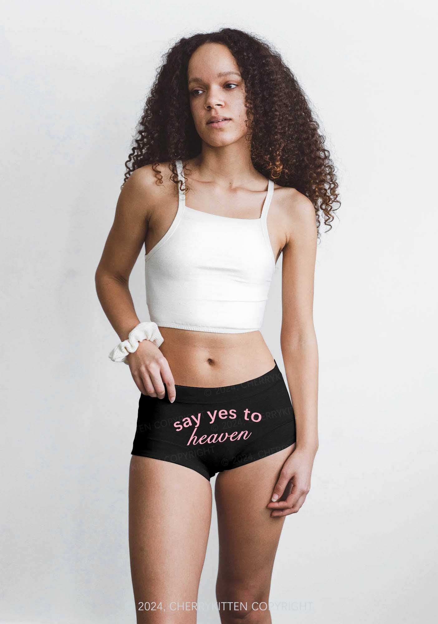 Say Yes To Heaven Y2K Mid Rise Waist Boyshort Cherrykitten - Image 3
