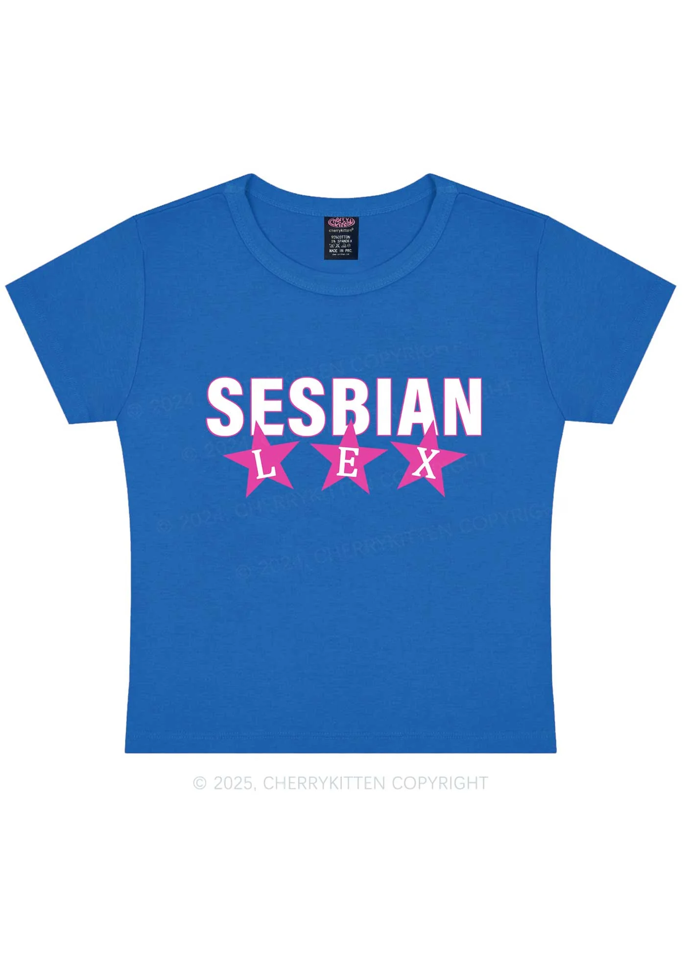 Sesbian Lex Y2K Baby Tee Cherrykitten - Image 7