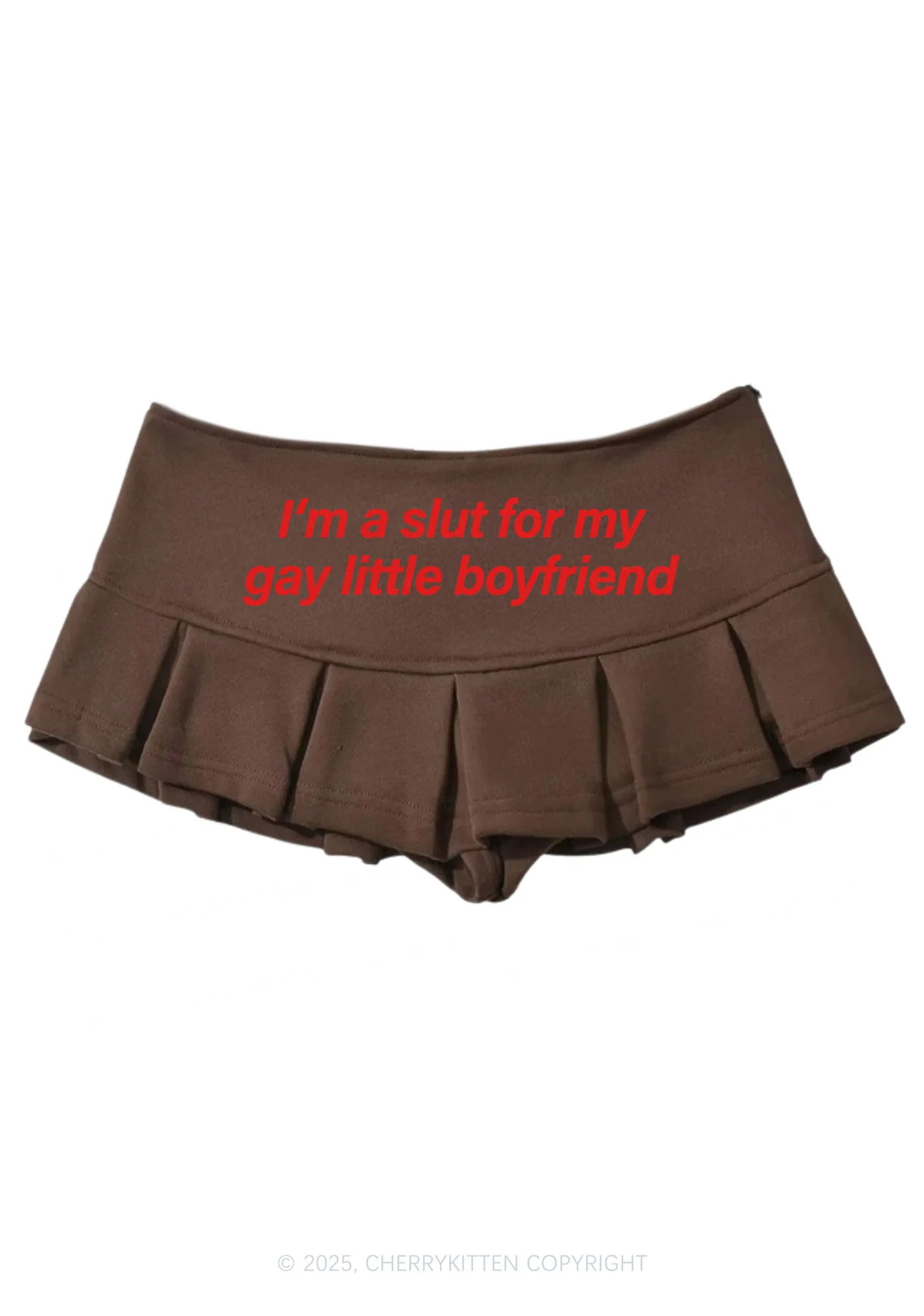 Slxt For My Gay BF Valentine's Day Y2K Mini Pleated Skirts Cherrykitten - Image 5