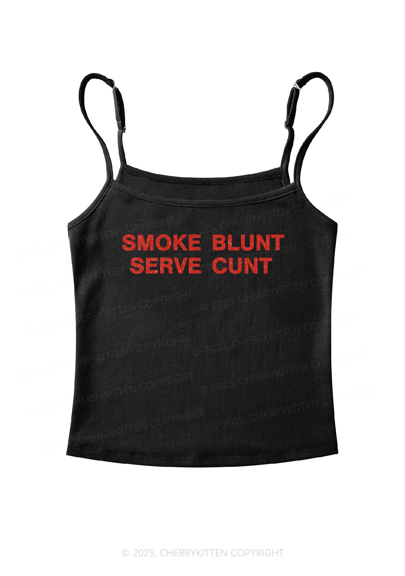 Smoke Blunt Y2K Spaghetti Strap Cami Cherrykitten