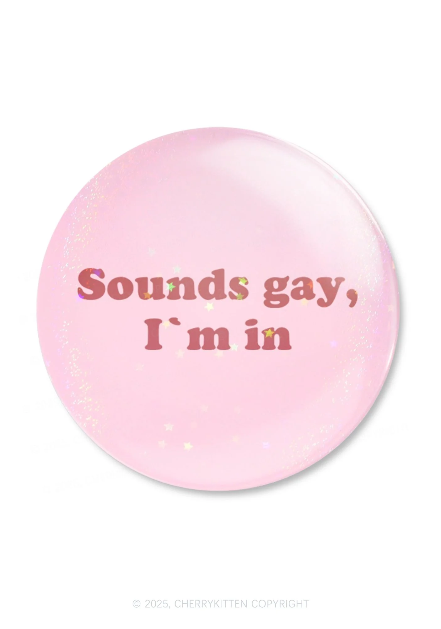 Sounds Gay Pride 1Pc Y2K Pin Badge Cherrykitten