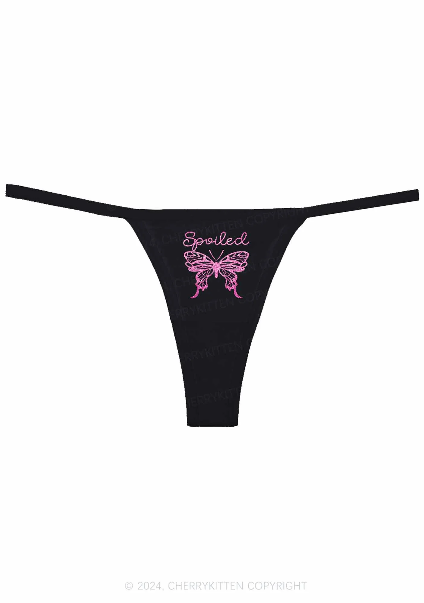 Spoiled Butterfly Y2K Flat String Thong Cherrykitten - Image 4
