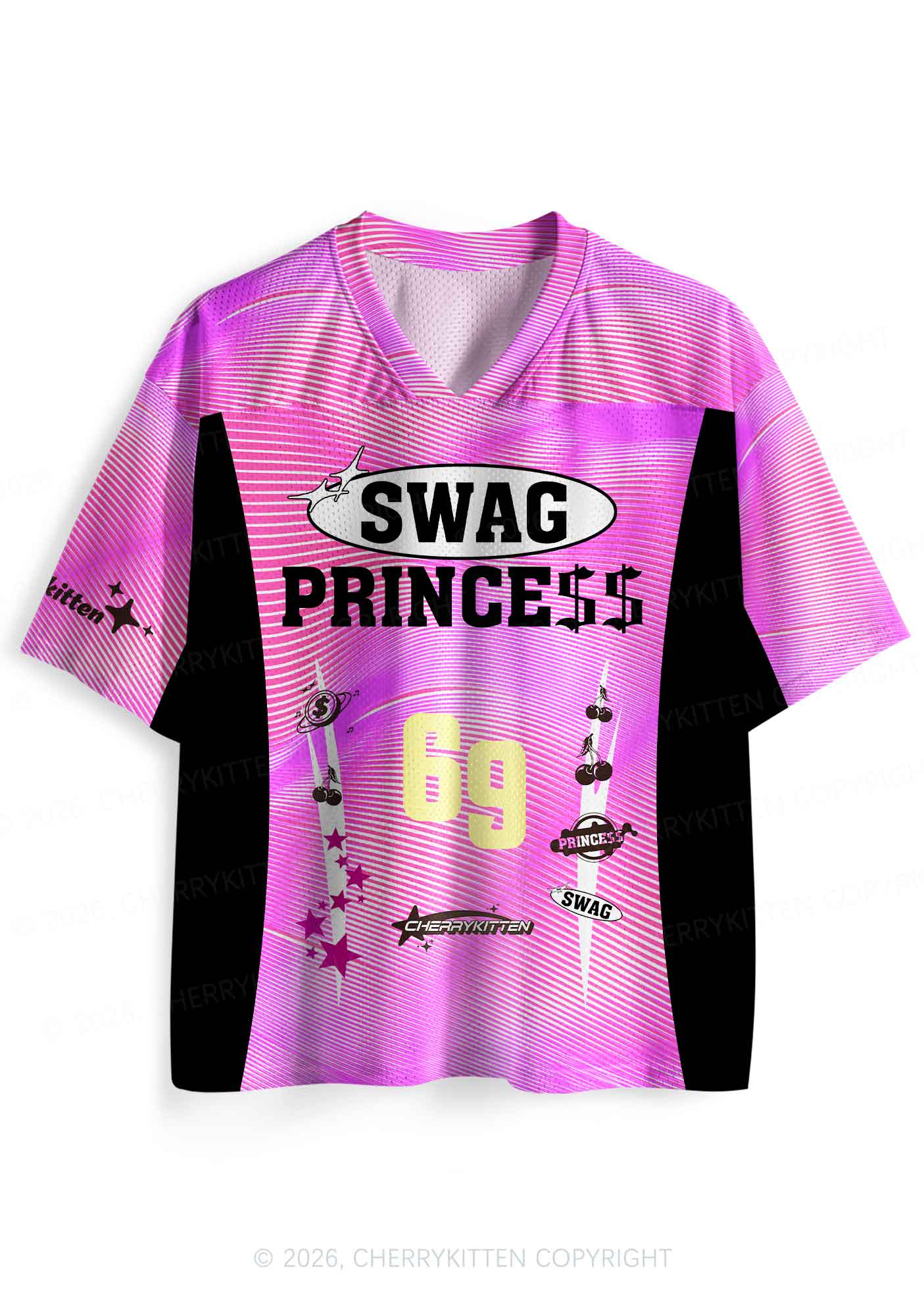 Swag Princess Y2K Sport Jersey Shirts Cherrykitten