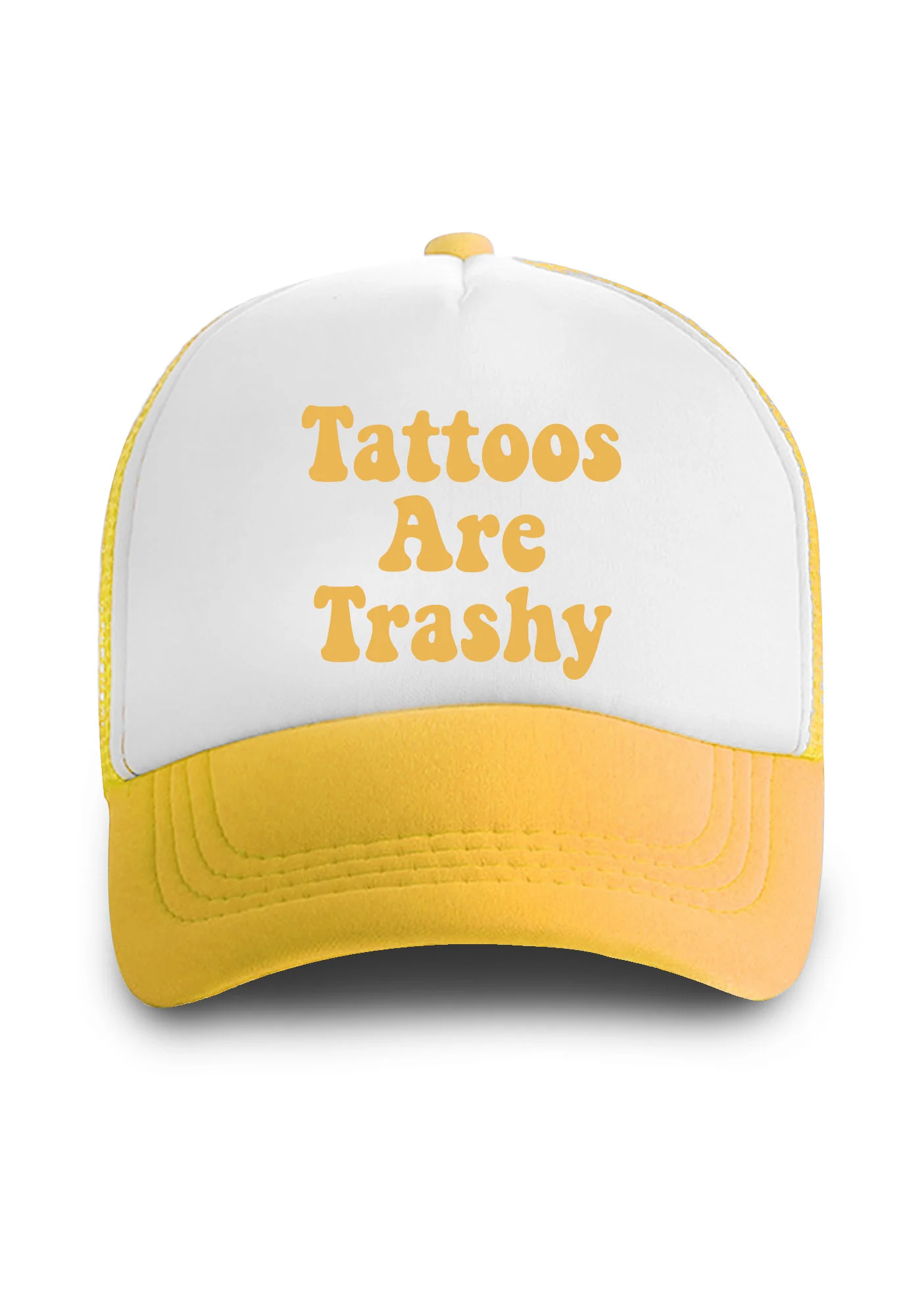 Tattoos Are Trashy Trucker Hat - Image 3