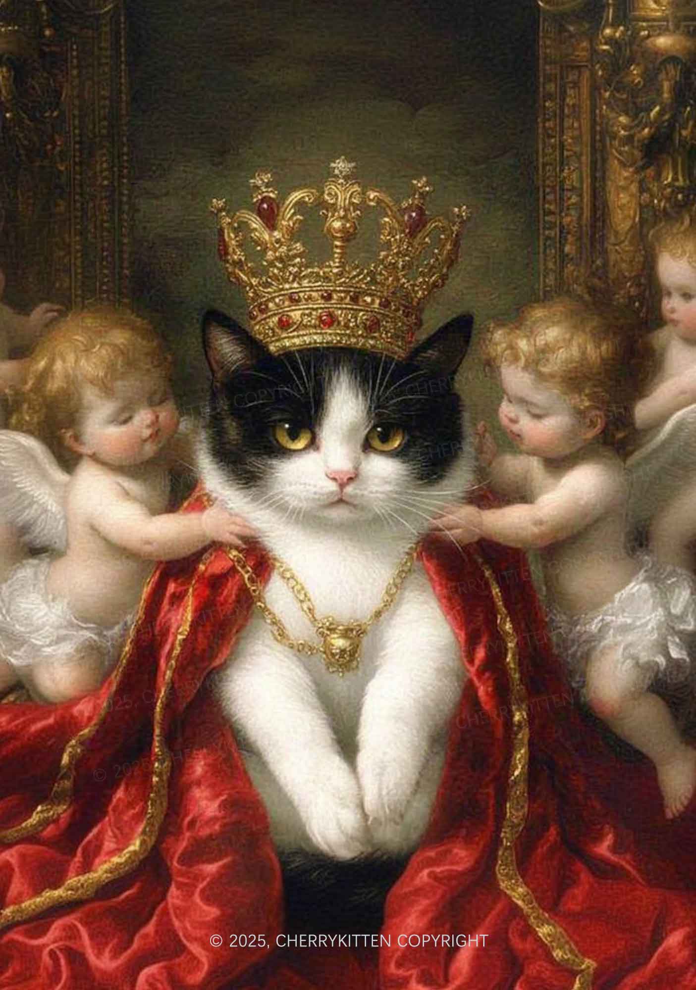 The Cat King And Angels Y2K Mesh Crop Top Cherrykitten - Image 2