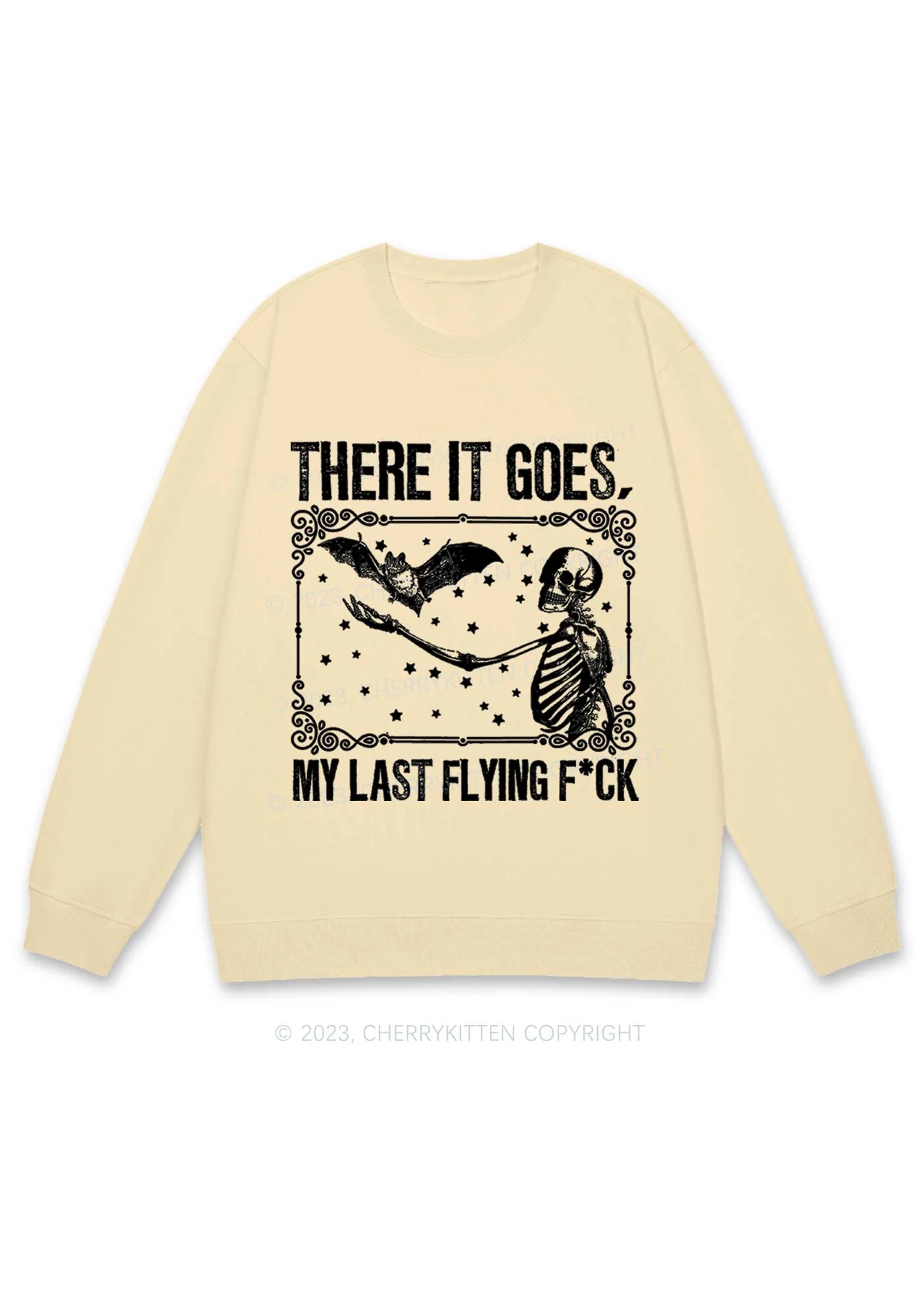 There It Goes Halloween Y2K Sweatshirt Cherrykitten