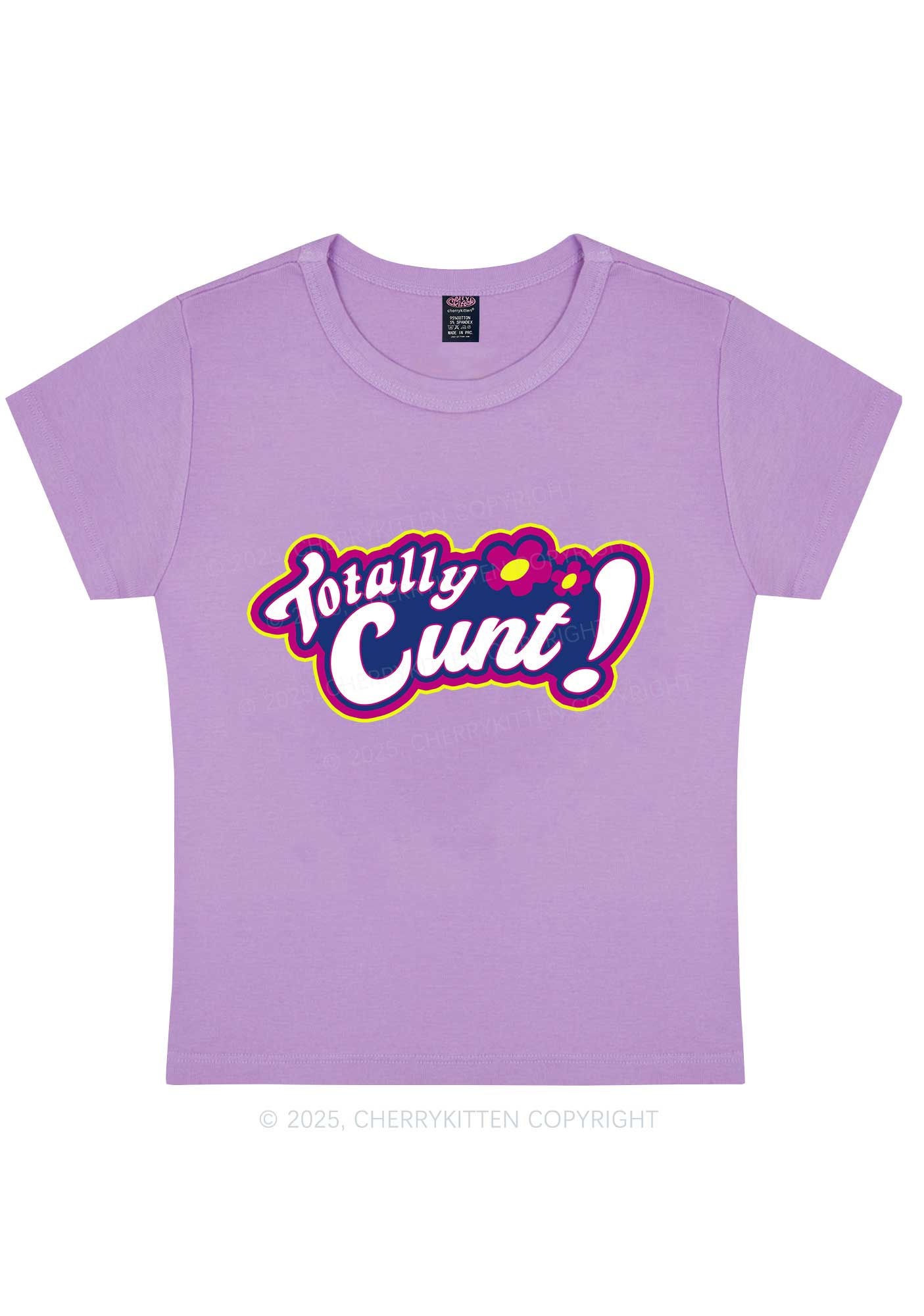 Totally Cxxt Y2K Baby Tee Cherrykitten
