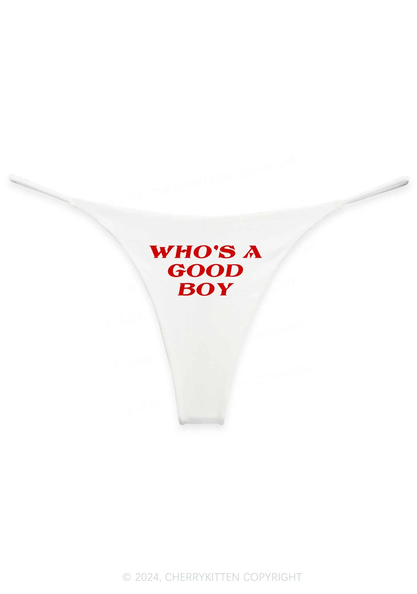 Who's A Good Boy Y2K Bikini String Thong Cherrykitten - Image 3