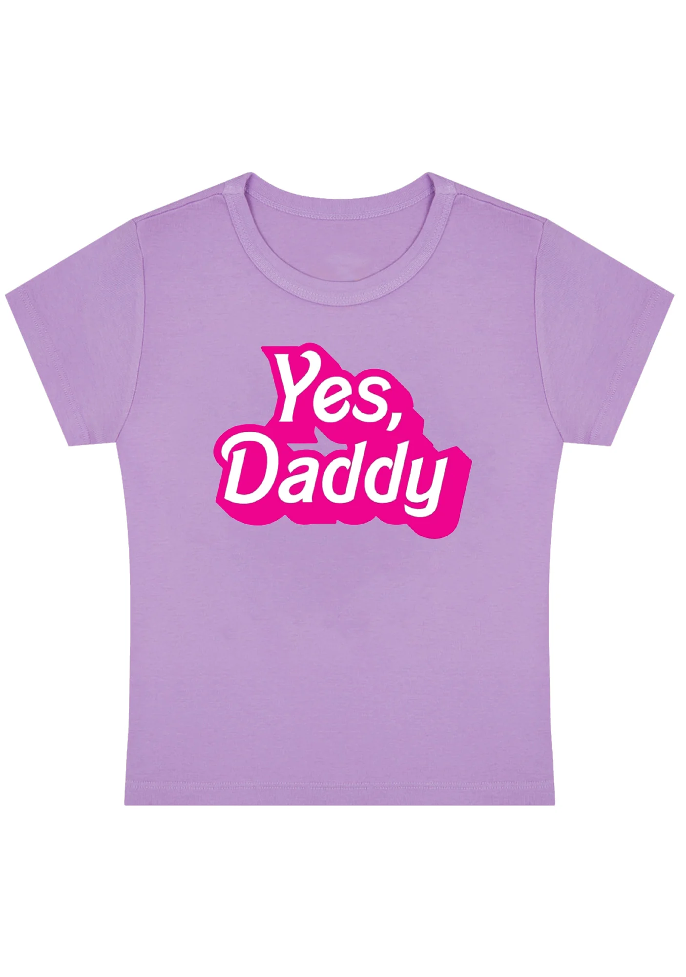 Yes Daddy Y2K Baby Tee - Image 3