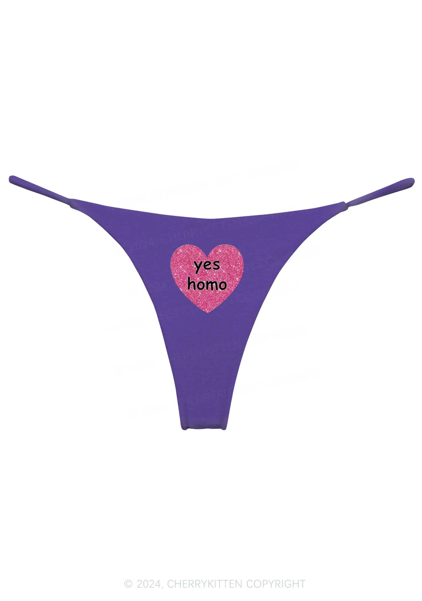 Yes Homo Y2K Bikini String Thong Cherrykitten - Image 6